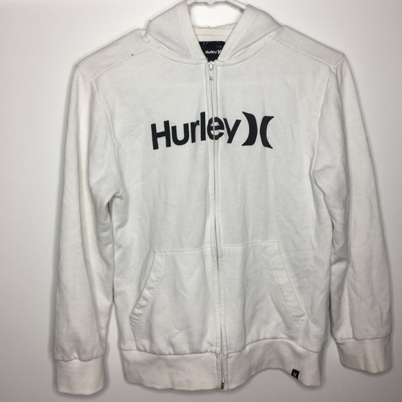 White Hoodie (Zip-Up), Hurley - Picture 3 of 3